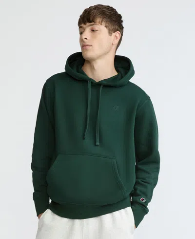 Champion Men's Long-sleeve Hoodie In Green