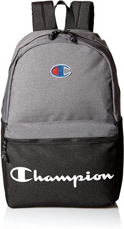 Champion Men's Manuscript Backpack In Heather Grey In Gray
