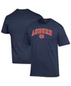 Champion Men's Navy Auburn Tigers Arch Over Logo T-shirt In Blue