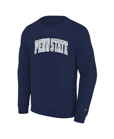 Champion Men's Navy Penn State Nittany Lions Arch Applique Big Tall Sweatshirt