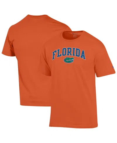 Champion Men's Orange Florida Gators Arched Logo T-shirt