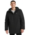 Champion Men's Performance Hooded, Faux Sherpa-lined Peacoat Jacket In Black