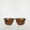 Champion Men's Polarized Retainer Stainless Steel Square In Brown