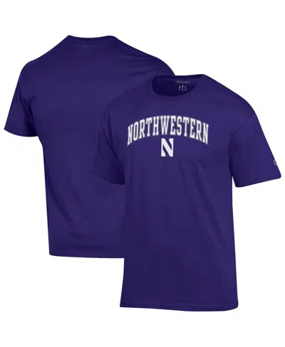 Champion Men's Purple Northwestern Wildcats Arch Over Logo T-shirt