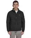 Champion Men's Quilted Long-sleeve Jacket In Black
