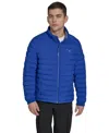 Champion Men's Quilted Long-sleeve Jacket In Blue