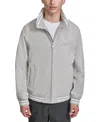 Champion Men's Regatta Full-zip Bomber Jacket In Oyster