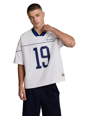Champion Gridiron Football Jersey, Script Logo In White