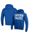 Champion Men's Royal Duke Blue Devils Cameron Crazies Pullover Hoodie In Royal