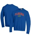 Champion Men's Royal Florida Gators Arch Over Logo Pullover Sweatshirt In Multi