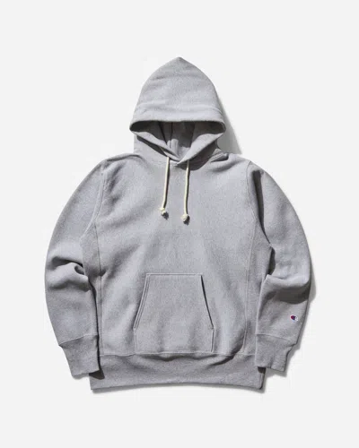 Champion Men S Made In Usa Reverse Weave Hoodie Oxford Gray In Grey