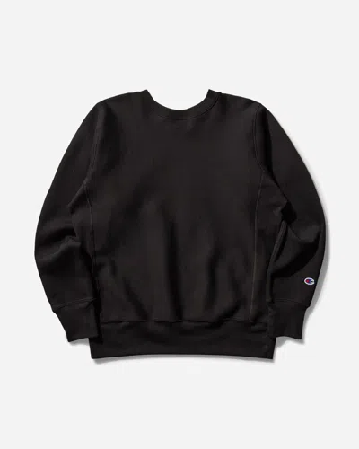 Champion Men S Made In Usa Reverse Weave Relaxed Sweatshirt In Black