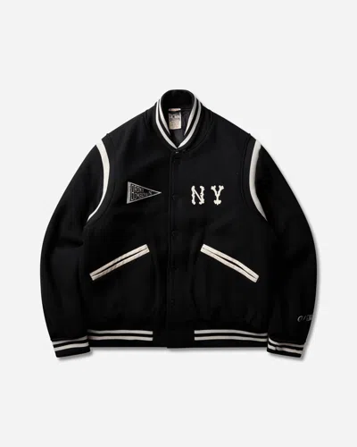 Champion Men S New York Yankees Mlb Cooperstown Varsity Jacket Black