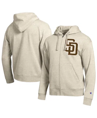 Champion Men's Sand San Diego Padres All-star Full-zip Hoodie In Neutral