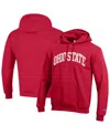 Champion Reverse Weave Hoodie Ohio State In Red