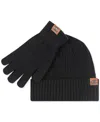 Champion Men's Shift 2-pc. Ribbed-knit Beanie & Gloves Set In Black