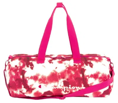Champion Men's Shuffle 2.0 Duffel Bag In Dark Pink