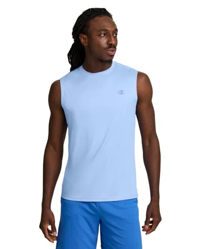 Champion Men's Sleeveless Sport Muscle Tank Top In Blue