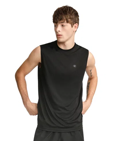 Champion Men's Sleeveless Sport Muscle Tank Top In Black