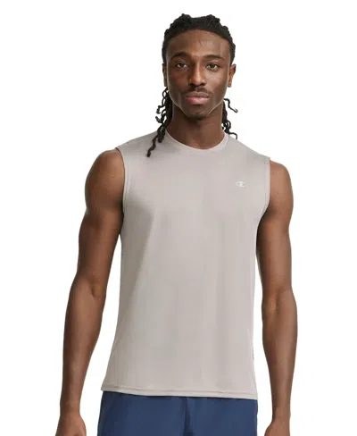 Champion Men's Sleeveless Sport Muscle Tank Top In Gray
