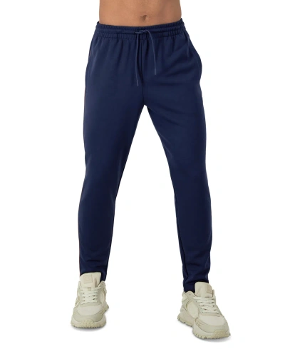 Champion Men's Slim-fit Piped Tricot Track Pants In Navy