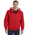 Champion Men's Sport Shell Hooded Zipper Jacket In Chili Pepper