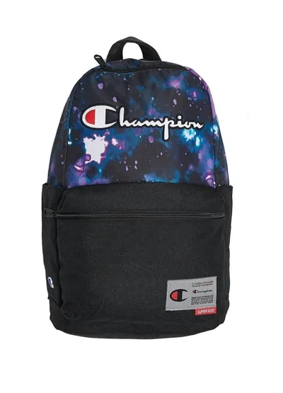 Champion Men's Supercize 4.0 Backpack In Black/blue In Multi