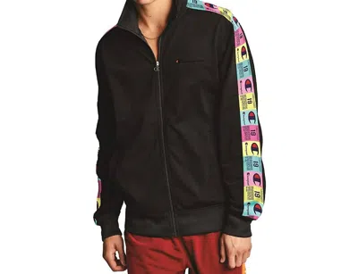 Champion Men's Tag Taping Track Jacket In Black