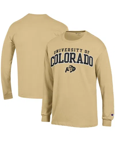 Champion Men's Tan Colorado Buffaloes Property Of Long Sleeve T-shirt