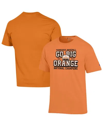 Champion Men's Tennessee Orange Tennessee Volunteers 2024 Ncaa Men's Baseball College World Series S