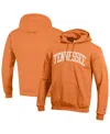Champion Men's Tennessee Orange Tennessee Volunteers Basic Arch Fleece Pullover Hoodie In Orange