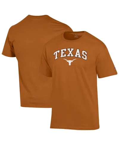 Champion Men's Texas Orange Texas Longhorns Arch Over Logo T-shirt