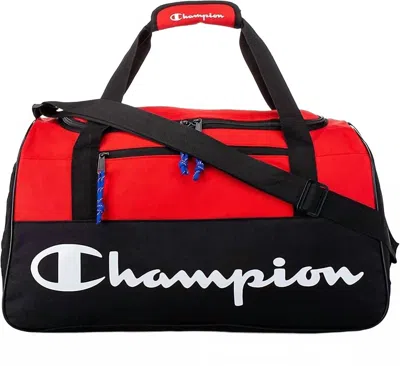 Champion Men's Utility Medium Duffle Bag In Red