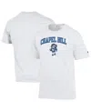 Champion Men's White North Carolina Tar Heels Chapel Bill Mascot T-shirt In White