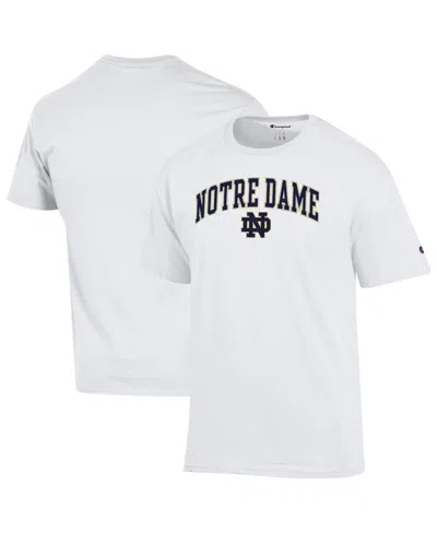 Champion Men's White Notre Dame Fighting Irish Arched Logo T-shirt