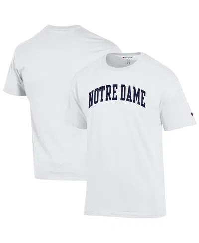 Champion Men's White Notre Dame Fighting Irish Basic Arch T-shirt