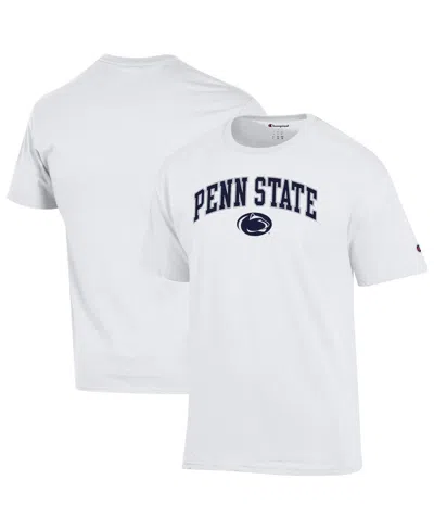 Champion Men's White Penn State Nittany Lions Arched Logo T-shirt