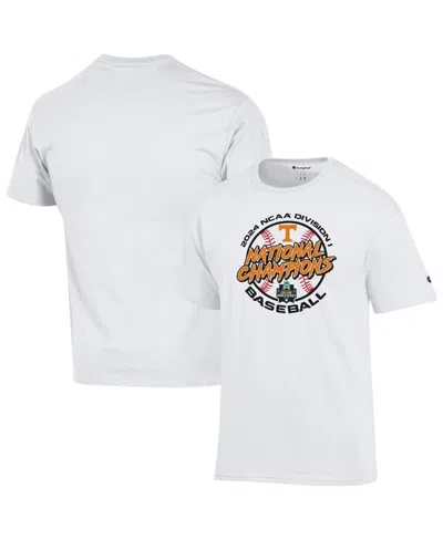Champion Men's White Tennessee Volunteers 2024 Ncaa Men's Baseball College World Series S Locker Room