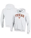 Champion Men's White Texas Longhorns Arch Over Logo Pullover Hoodie