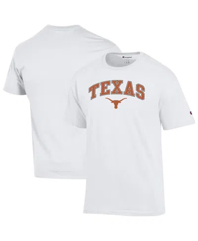 Champion Men's White Texas Longhorns Arched Logo T-shirt