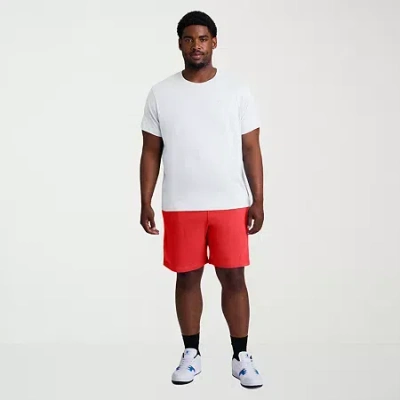 Champion Mens 10" Big And Tall Workout Shorts In Red