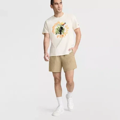 Champion Mens 6" Mid Rise Stretch Fabric Workout Shorts In Neutral