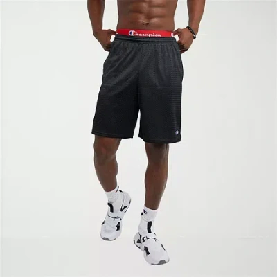 Champion Mens 8 1/2" Mid Rise Workout Shorts In Black