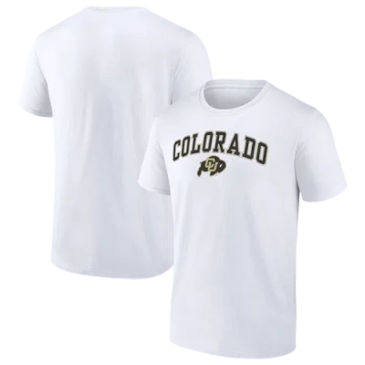 Champion Mens Colorado Buffaloes Fanatics Colorado S T-shirt In White