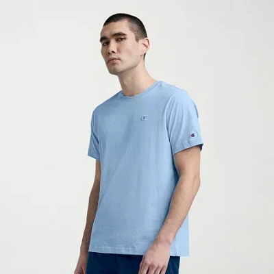 Champion Mens Crew Neck Short Sleeve Big And Tall T-shirt In Blue