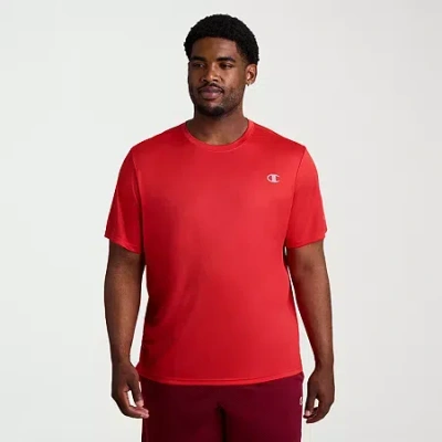 Champion Mens Crew Neck Short Sleeve Big And Tall T-shirt In Red