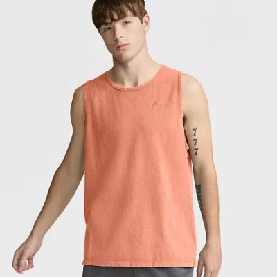 Champion Mens Crew Neck Sleeveless Active Tank Top In Orange