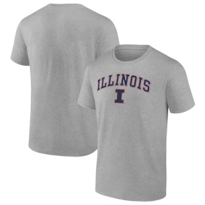Champion Mens Illinois Fighting Illini Fanatics Illinois S T-shirt In White