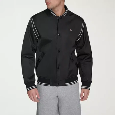 Champion Mens Midweight Bomber Jacket In Black