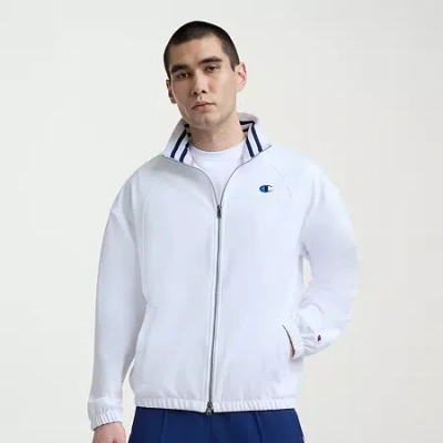 Champion Mens Midweight Track Jacket In White